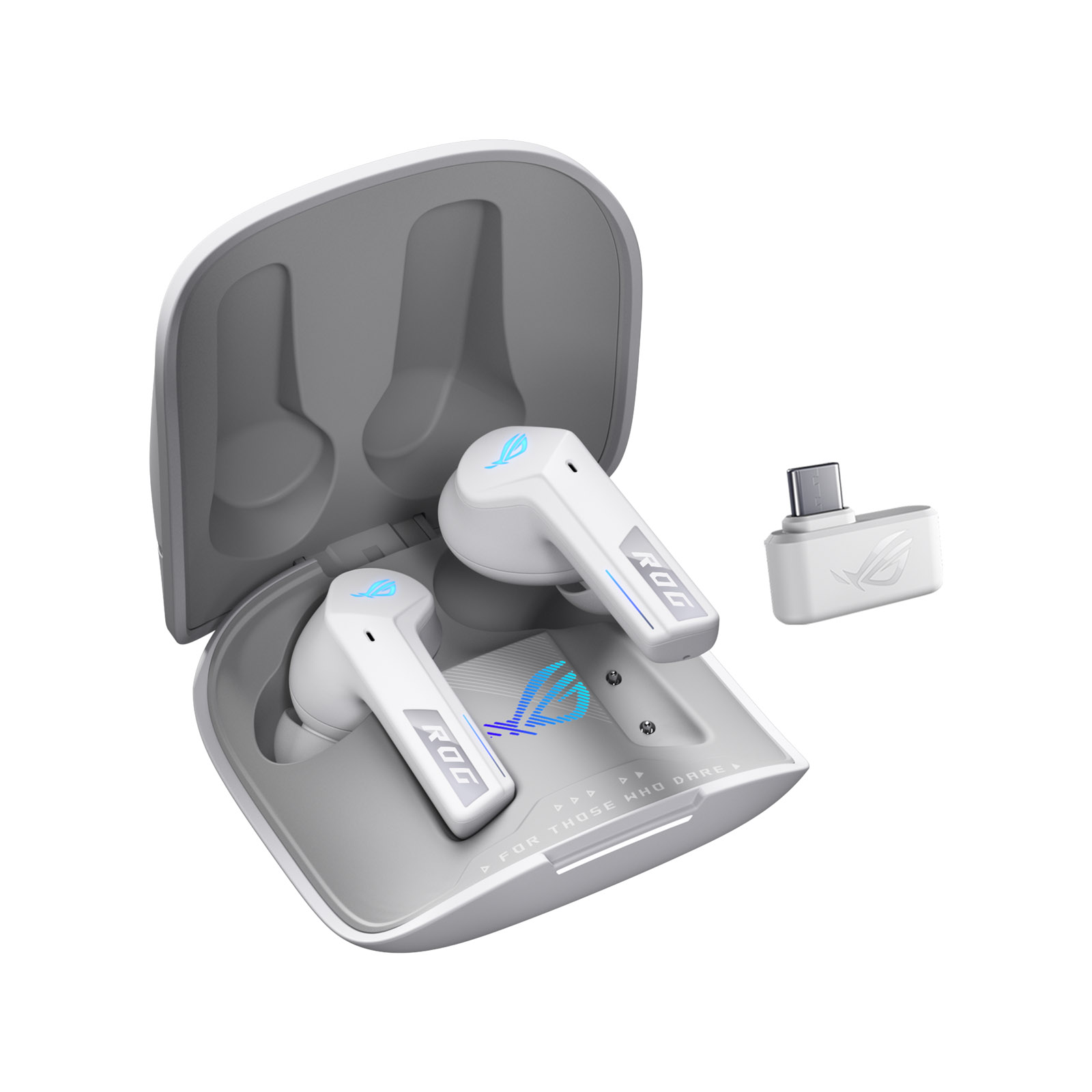 ASUS ROG Cetra True Wireless SpeedNova Gaming Earphones in Moonlight White